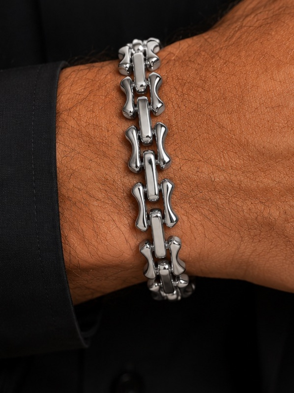 Invicta Men’s Steel Silver-Tone Link Bracelet - 80970